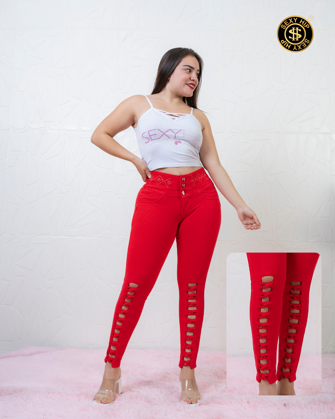 Pantalón Kathy Rojo