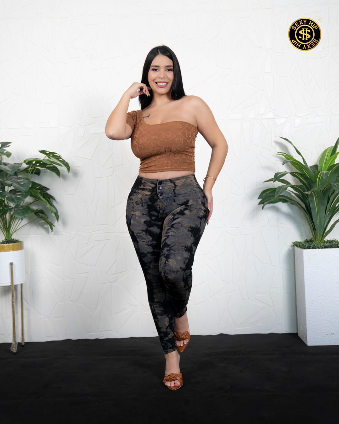 PANTALON LUCIANA QUEBRADO LADRILLO